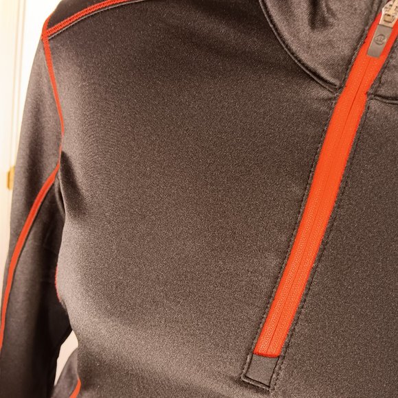 Stormtech Quarter Zip Sweater  Pullover Fleece Lined Black Red Men's Size M NWOT - Picture 8 of 16